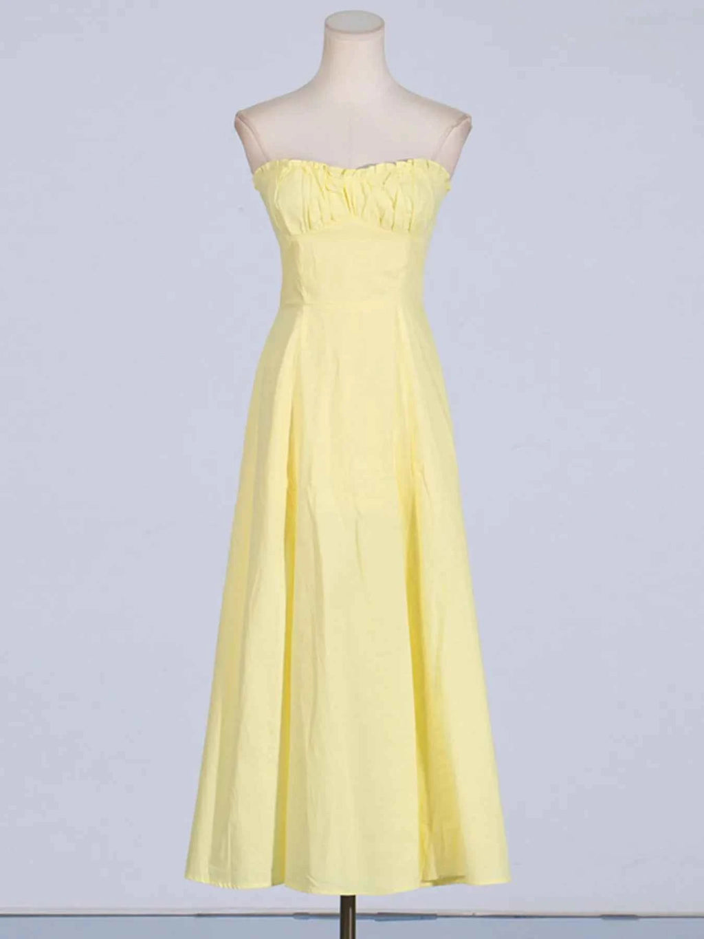 Slit Sleeveless Zip Back Midi Dress 1a779af247a240b0a691d37d7d8135fc-Max-Origin