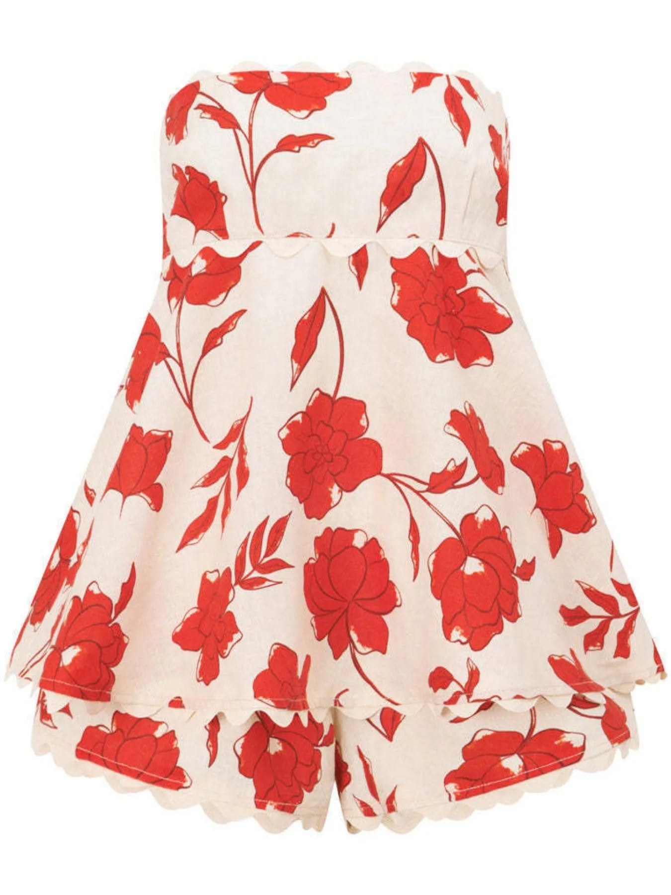 Floral Tube Top and Shorts Set 1ab1963f-7937-43be-abc6-a5c770925f86-Max-Origin