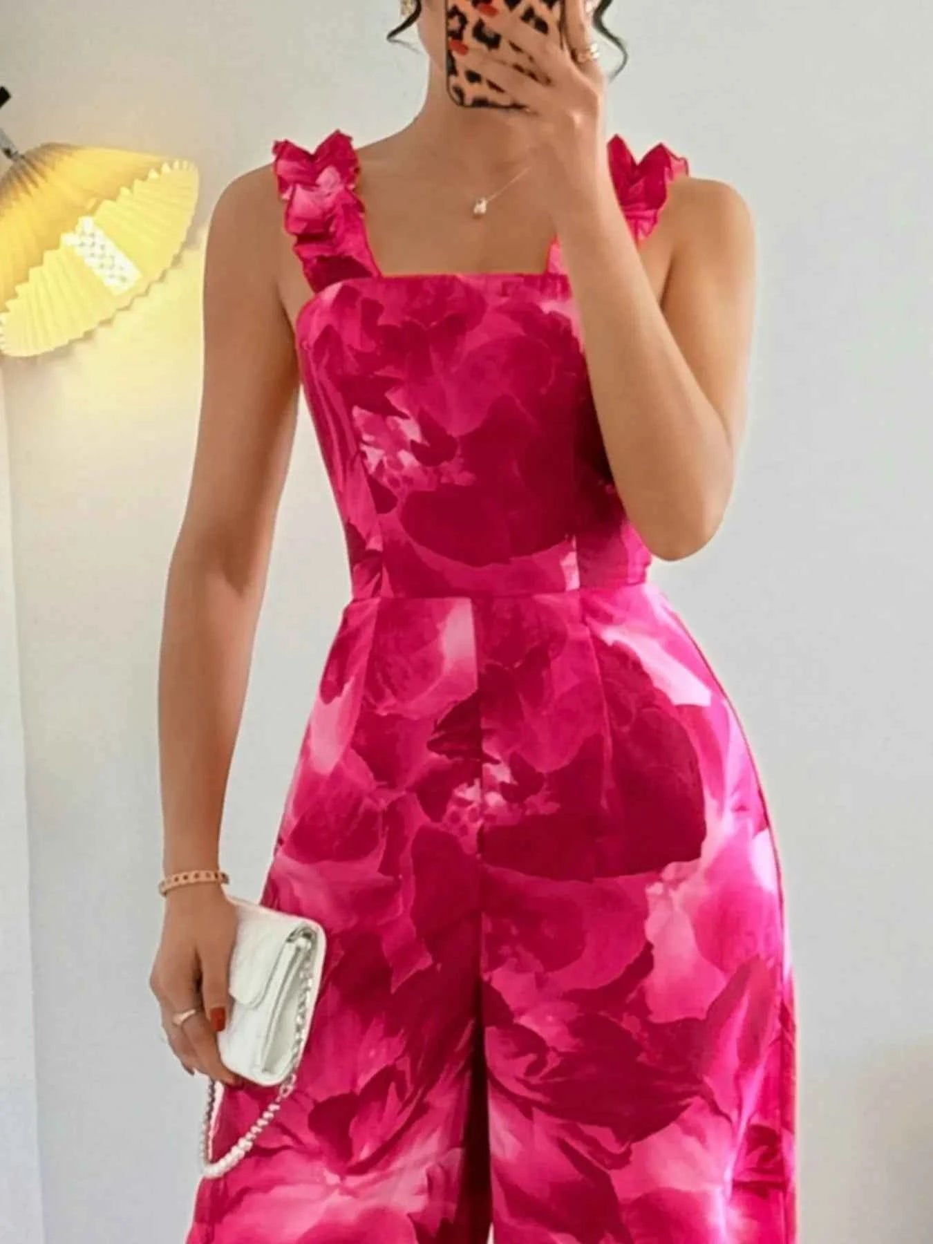 Floral Print Square Neck Wide Leg Jumpsuit 1ab6e71a-9bba-46e0-a3ba-fce3475e944c-Max-Origin