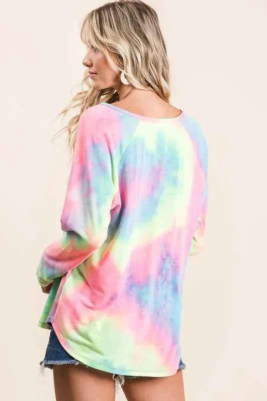 Long Sleeve Tie-Dye Terry T-Shirt 1ae3d8eef8894fd18f0b3cd5c5163c8a-Max-Origin