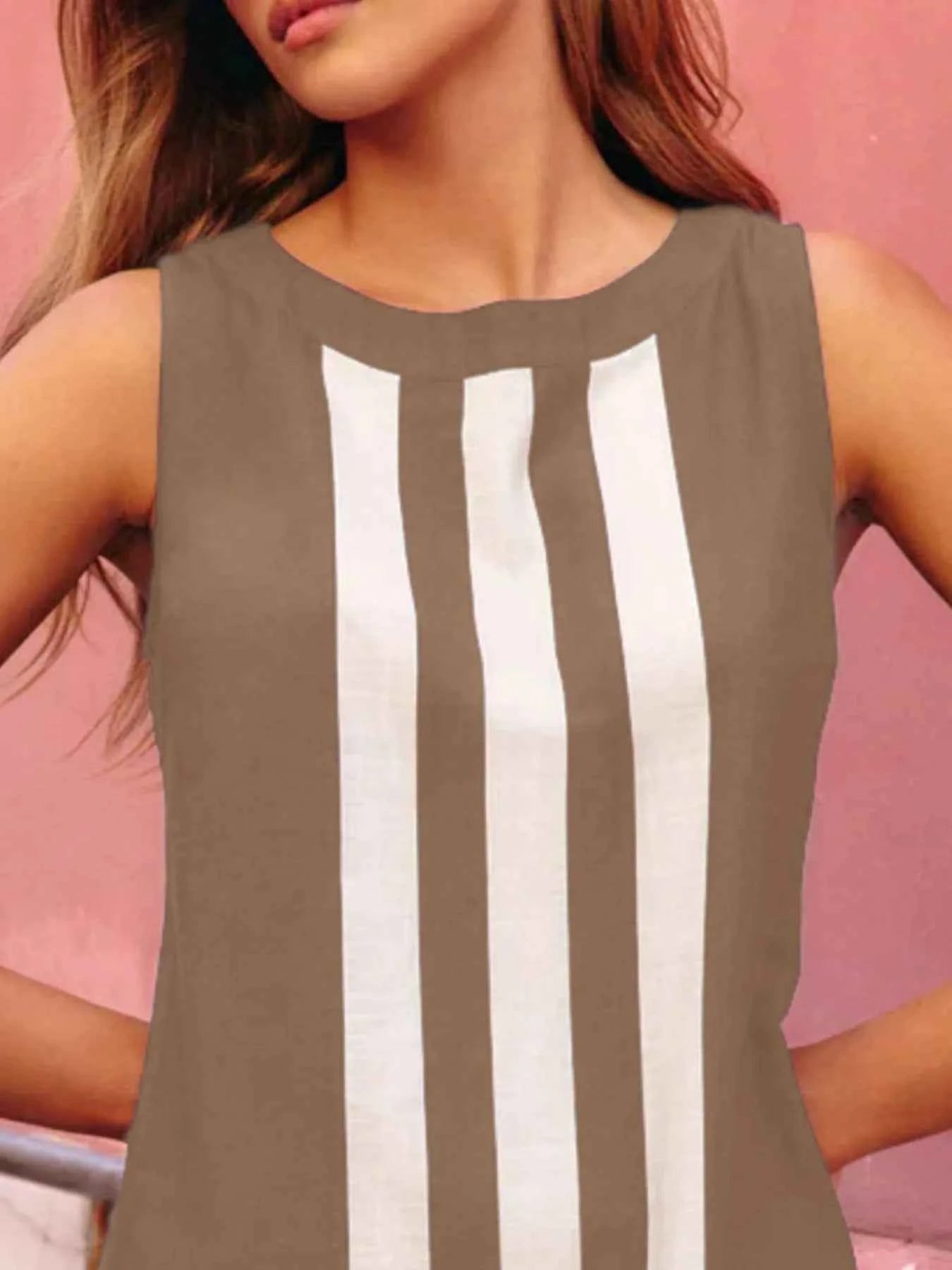 Striped Round Neck Sleeveless Dress 1aea2225-07c5-49e3-bab2-abdbbb574138-Max-Origin