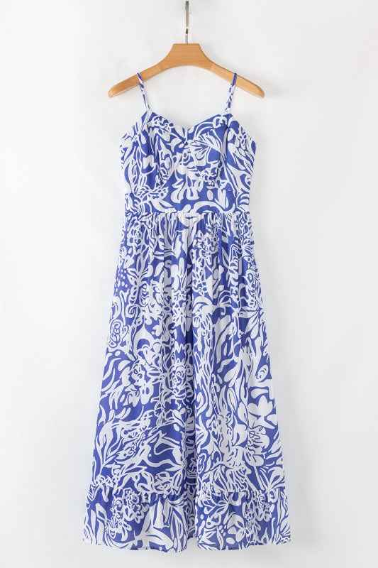 Floral Spaghetti Strap High-Waist Maxi Dress 1aeb6eeb-7503-4e2d-8125-26cb8491981c