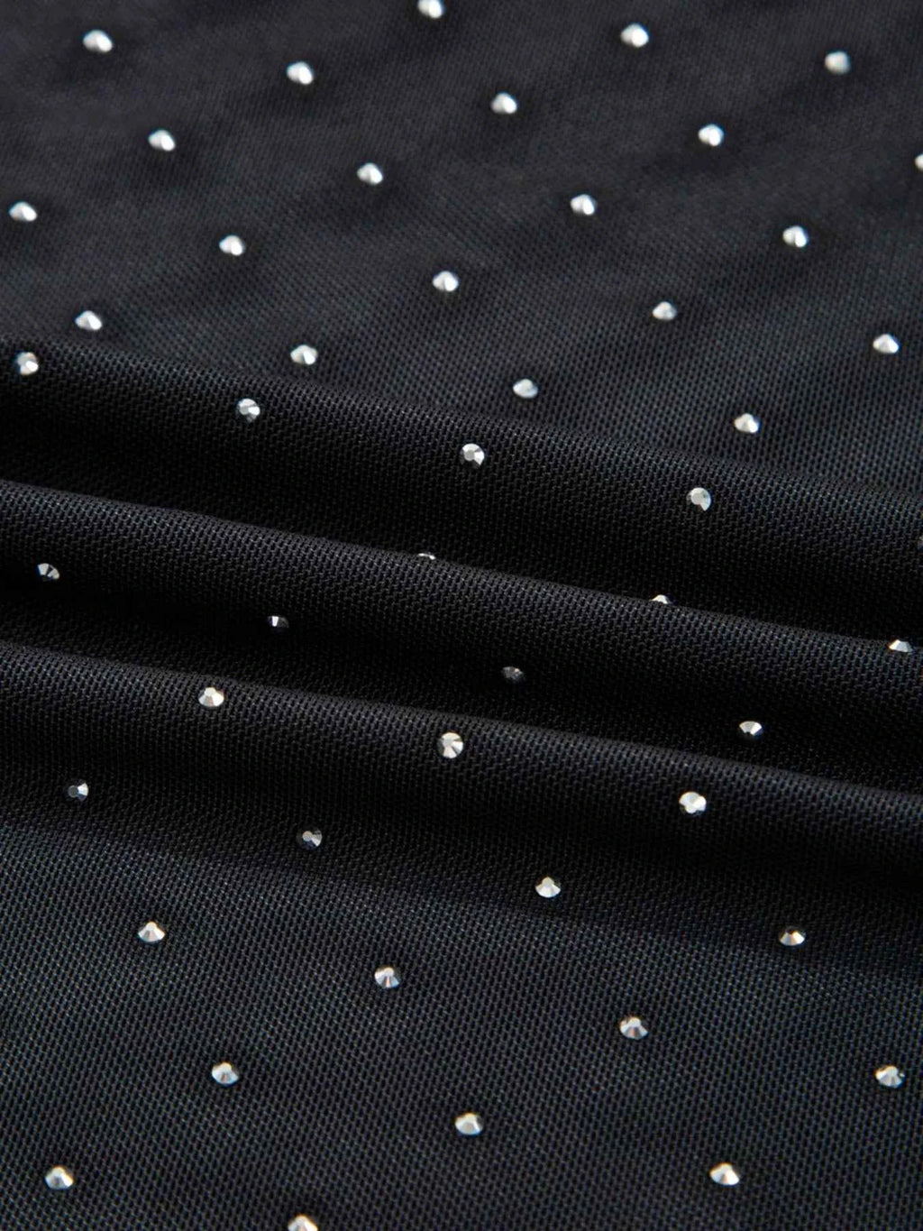 Rhinestone Embellished Mesh Long Sleeve Top 1aef8145df9a4590a106be172e301393-Max-Origin