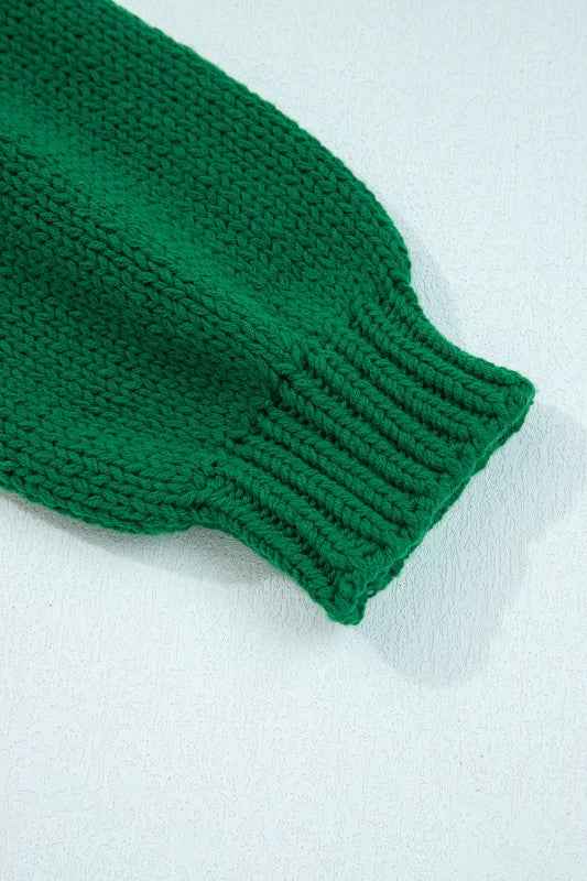 Plaid Bow Drop Shoulder Christmas Sweater 1b08513f-a7dc-427d-b7e7-fa0c93cdc4f0