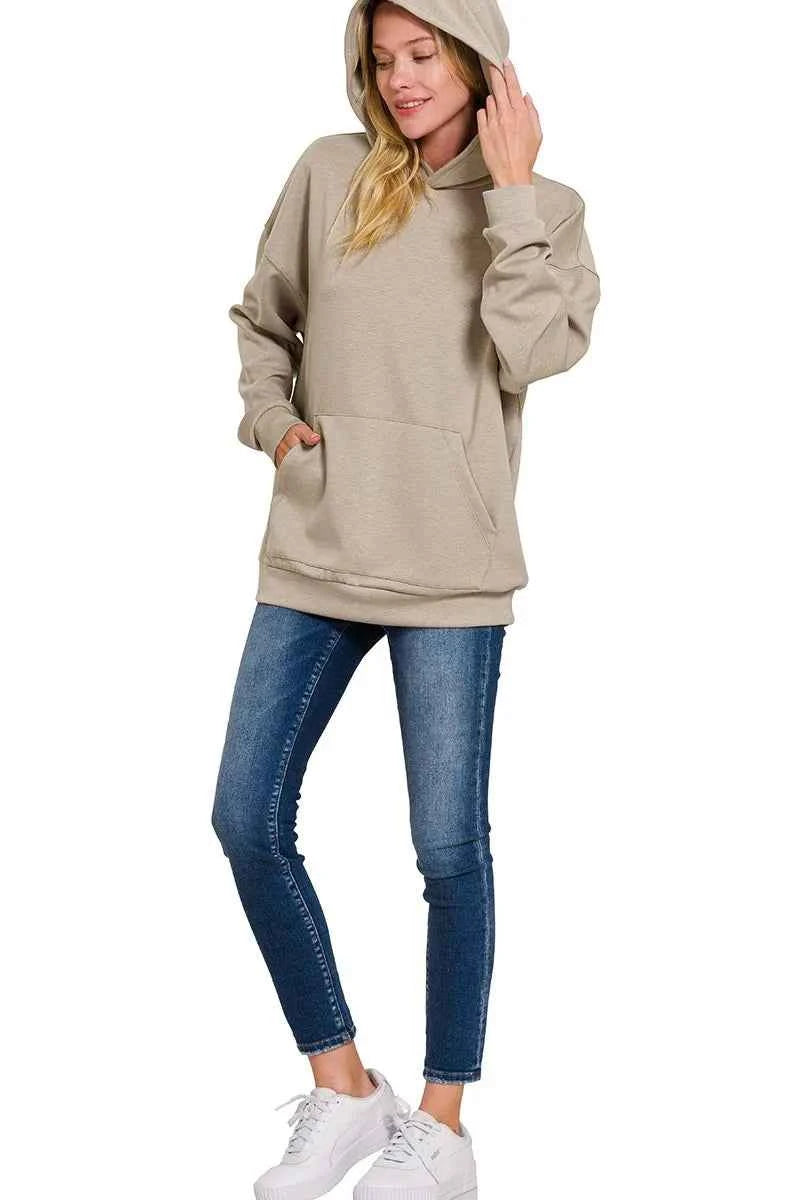 Zenana Oversized Scuba Hoodie with Kangaroo Pocket ASH MOCHA 1b0e7c2849a84884823d482a36a7cfc9-Max-Origin