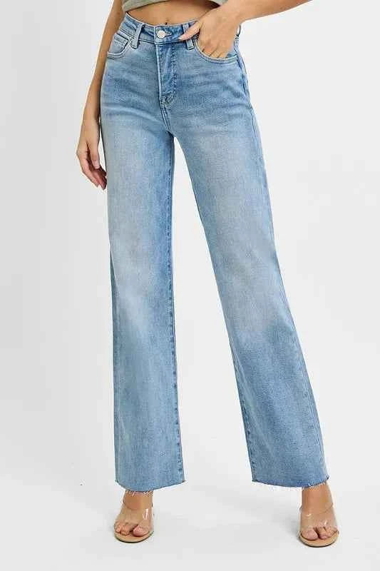 RISEN Tummy Control Rise Straight Jeans LIGHT 1b108a101e8c4d9fab2ebb95e6a48c4b-Max-Origin