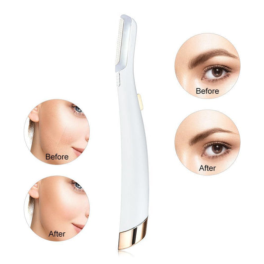 Electric Facial Hair Remover & Eyebrow Trimmer With LED Light 1b56767d-9a93-45f7-8135-d0c98f99027f