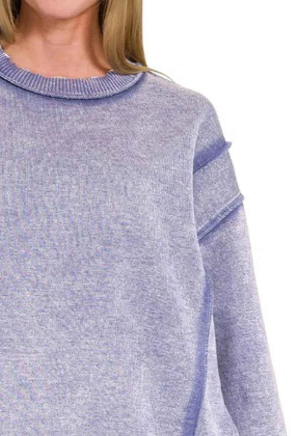 Zenana Acid Wash Exposed-seam Fleece Sweatshirt 1b56d902-aec8-43ae-95ec-b1bc7ca12466-Max-Origin
