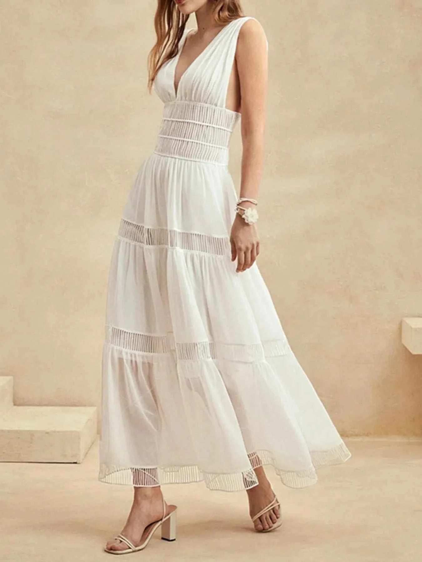 Tiered V-Neck Sleeveless Maxi Dress 1b994ea9-0ab8-4a3d-b064-cbeb438a37ef-Max-Origin
