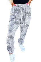 Gray Camo Print Cozy Drawstring Elastic Waist Jogger Pants 1bac65be22f0dca8