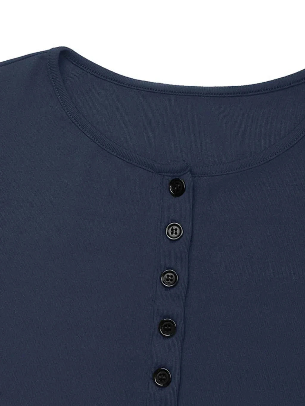 Long Sleeve Button Front Fitted T-Shirt 1bae8403-3d0c-41f5-b4be-42a538003673-Max-Origin