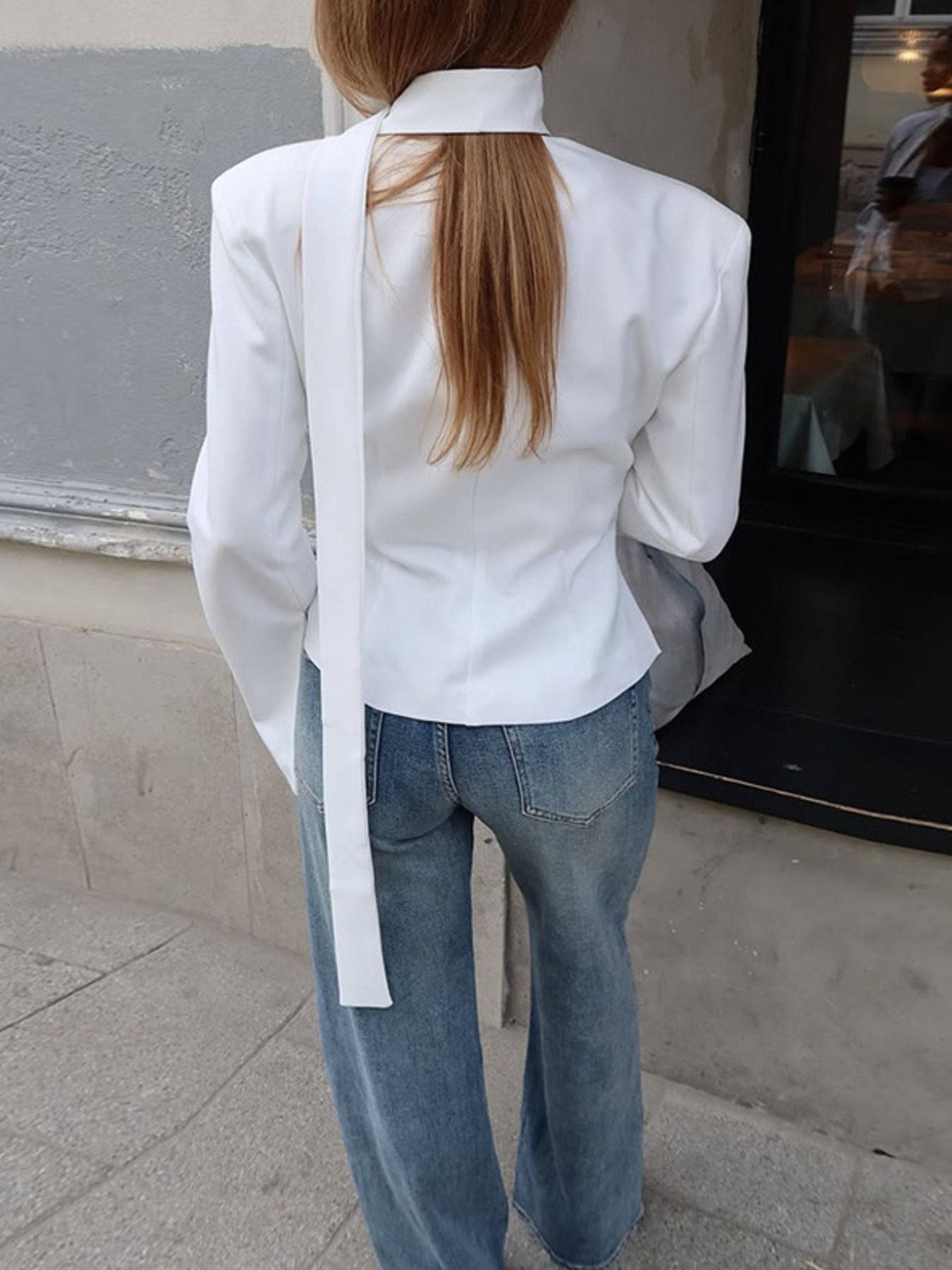 Button Up Long Sleeve Blazer 1c295ab4-08c4-4857-bc43-502806f0bf11-Max