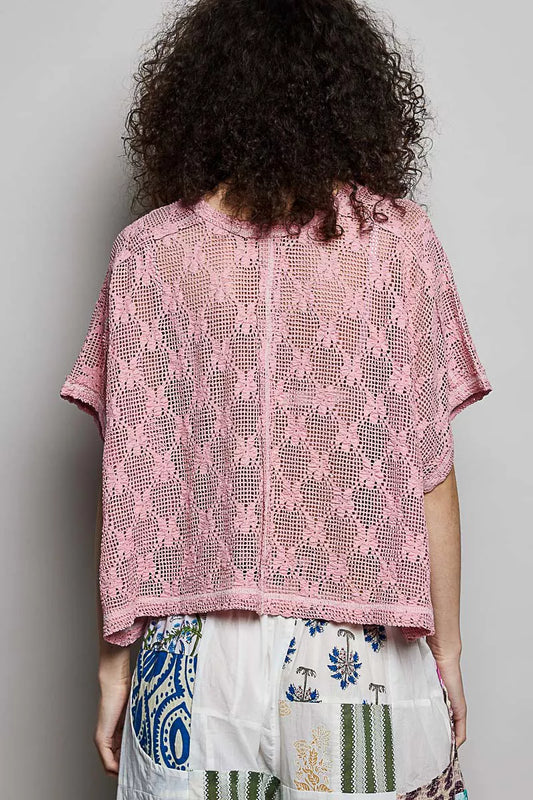 Crochet Lace Short Sleeve Top 1c6d6e37-8d26-4532-8df7-d05a8c56ab7d-Max-Origin