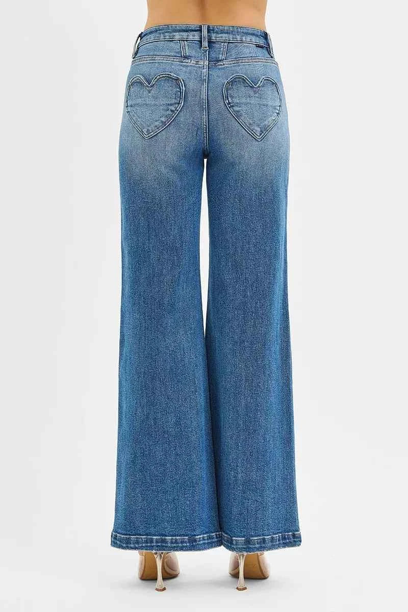 RISEN High Rise Wide Leg Jenas with Front Yoke and Heart Back Pocket 1c7c1eedffe447f6a56dcc04a24df70b-Max-Origin