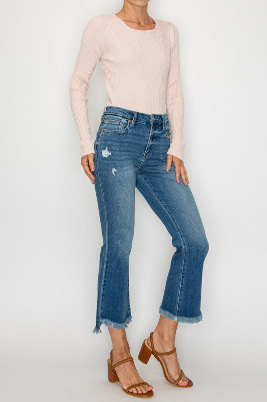 At1018flmt - eco friendly corset crop flare jeans 1c83e447-722d-43c7-98c4-a12a7766bfbe