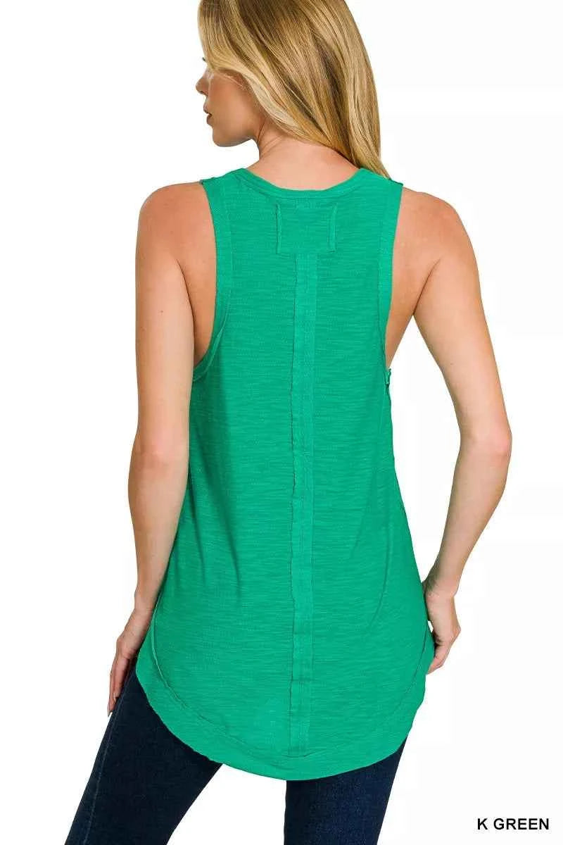 Zenana Curved Hem Slub Tunic Tank 1c8aa6273fc74b8dbb8d21b5ffcef563-Max-Origin