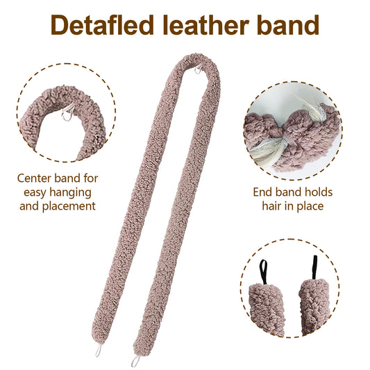 Satin Heatless Hair Curler, Lazy Natural Soft Wave DIY Heatless Curls For Sleep In Overnight, For All Hair Types 1c9b2e7b-46c5-4e3e-b714-813be5d364b8