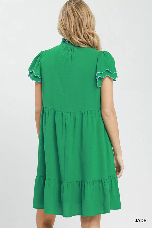 Scallop Flutter Sleeve Tiered Mini Dress 1ceacb14-b36b-4cf5-a9e3-d5d02cdd2d71-Max-Origin