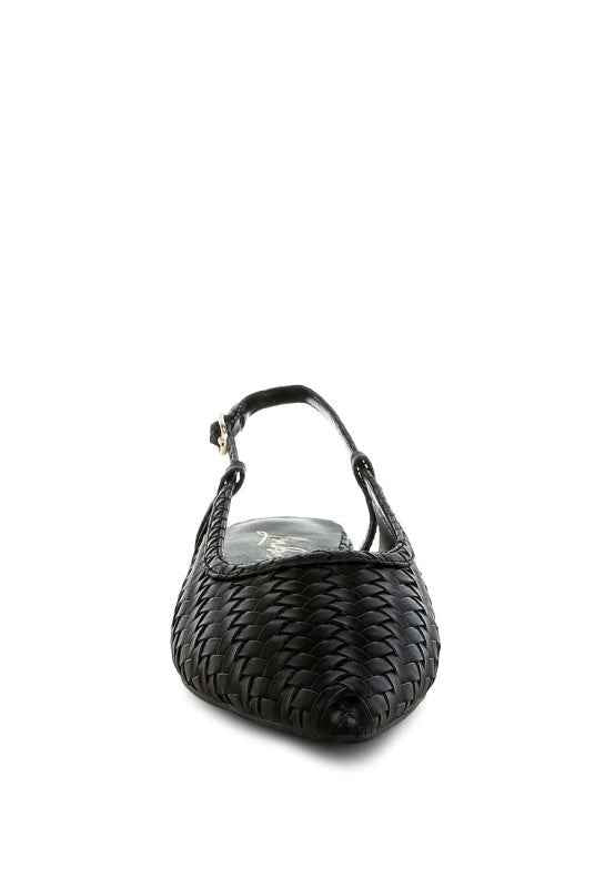 Kurina Woven Slingback Sandals 1d06e768-e739-4210-80ab-50fc02bc9f8d