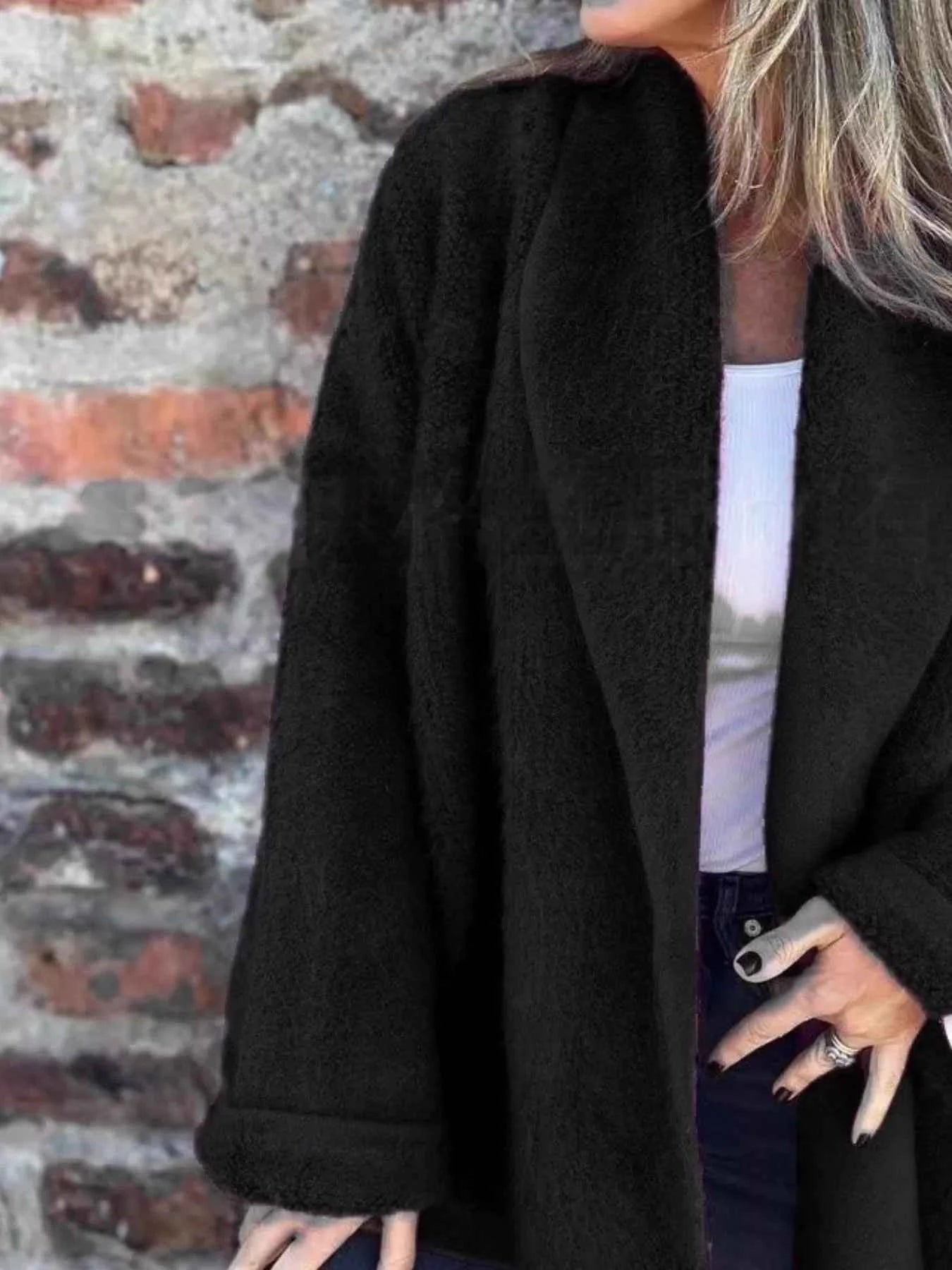 Open Front Long Sleeve Fluffy Jacket 1d1a90b3-dcfc-463b-9198-e925971eb946-Max-Origin