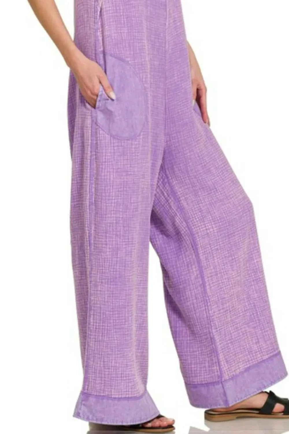 Zenana Double Gauze Washed Wide Leg Overalls 1d256abd-dce8-4e9d-8abb-625566ee3a29-Max-Origin