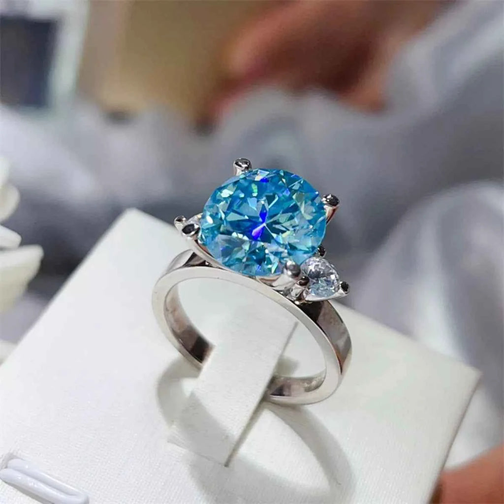 5 Carat Moissanite 925 Sterling Silver Ring Blue 1d282f40-a1c8-40b6-bf47-7be0c53f5f6f-Max-Origin