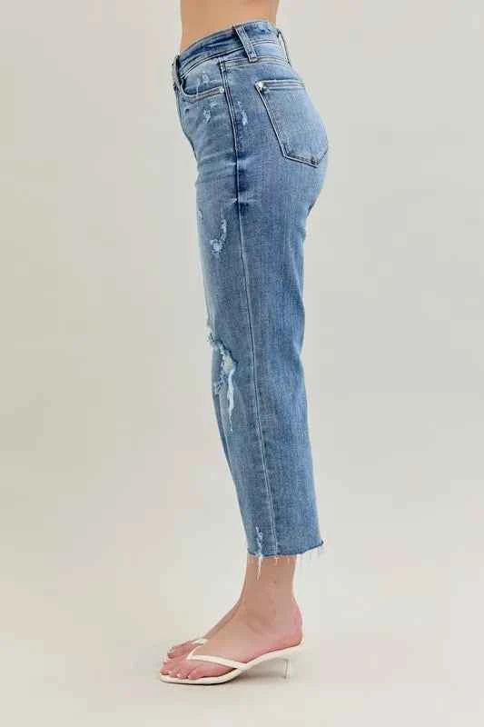 Judy Blue Full Size High Waist Destroy Crop Wide Leg Jeans Plus Size 1d36d5e939e4446db2588ebaf54ec971-Max-Origin