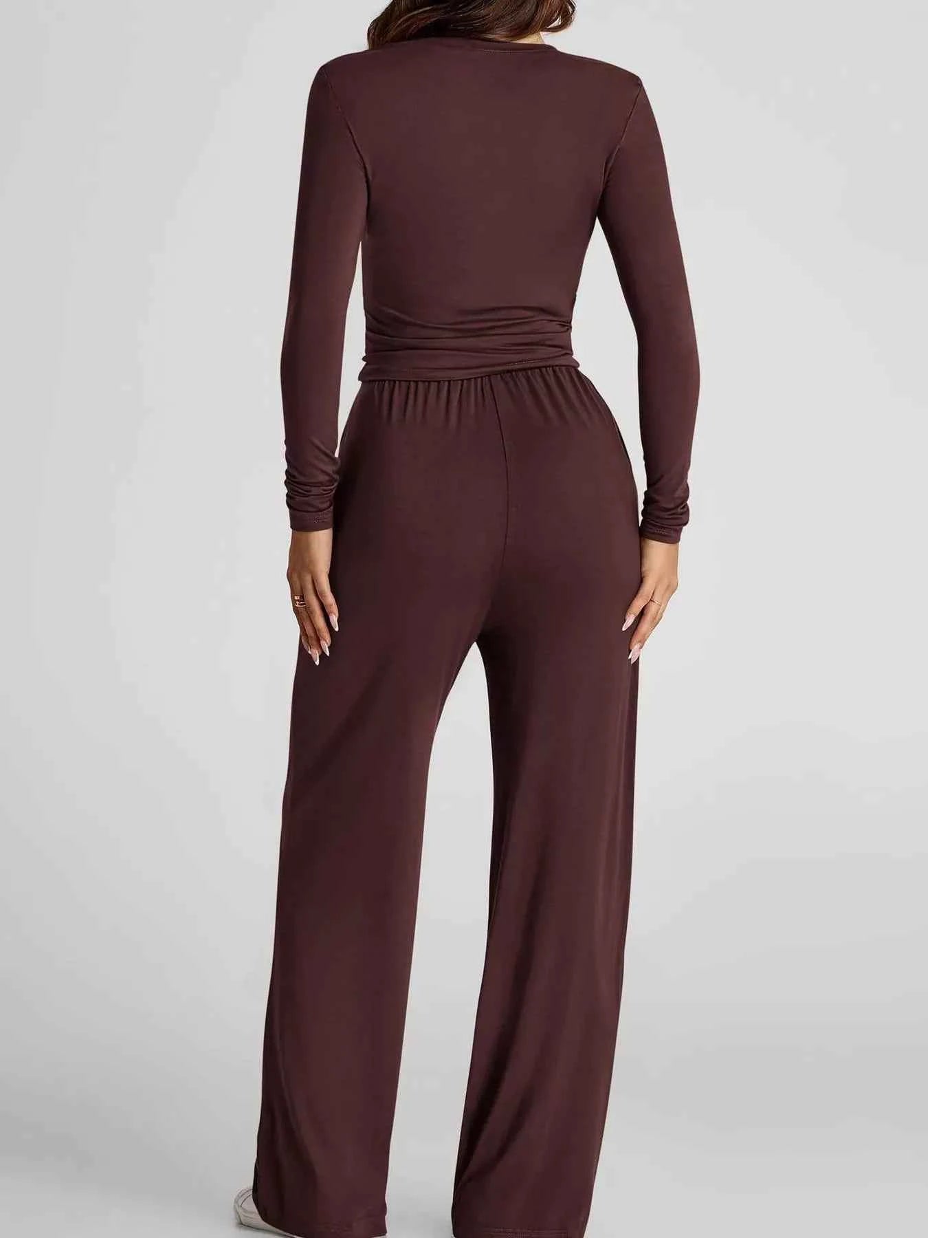 Round Neck Long Sleeve Top and Pants Set 1d54812c-9edd-488f-b3c1-dbb9767980a7-Max-Origin