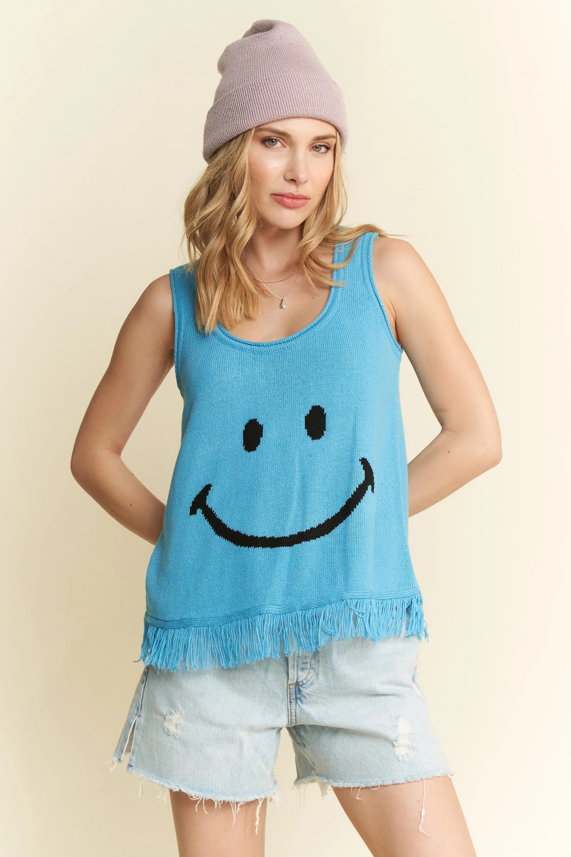 Jade By Jane Smiley Fringe Tank Top BLUE 1d5c18d0242f4084aaf365aece7123c0-Max-Origin