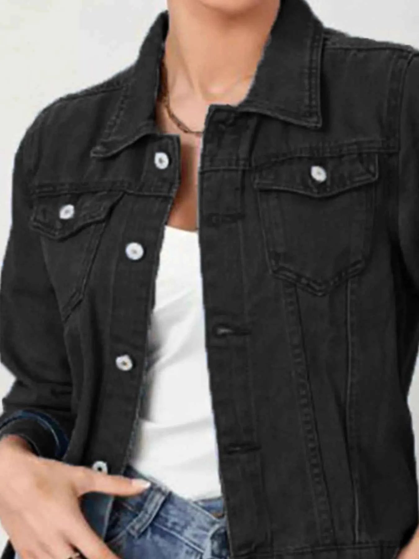 Button Up Long Sleeve Denim Jacket 1d65b833-3736-416d-8fb6-65b4bb4e53e6-Max-Origin