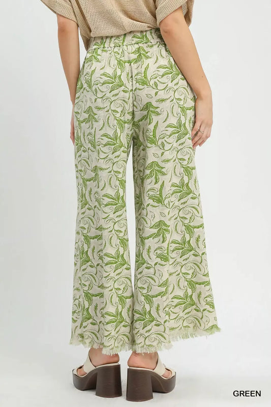 Linen Printed Wide Leg Raw Hem Pants 1d6e5a05-ebb8-4ed9-a4a4-a3d069d123c4-Max-Origin