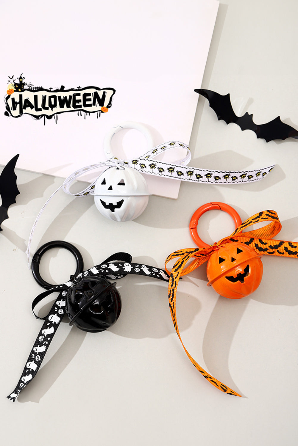 Orange Pumpkin Pendant Bowkont Keychain 1d775ce2d36e367c