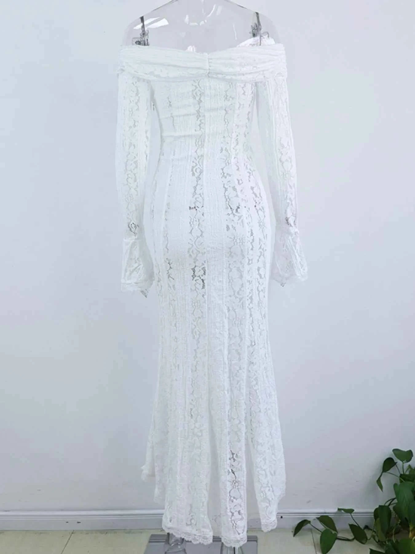 Lace Off-Shoulder Flounce Sleeve Maxi Dress 1d778c76-0d06-446b-8cab-c9beebbddc88-Max-Origin