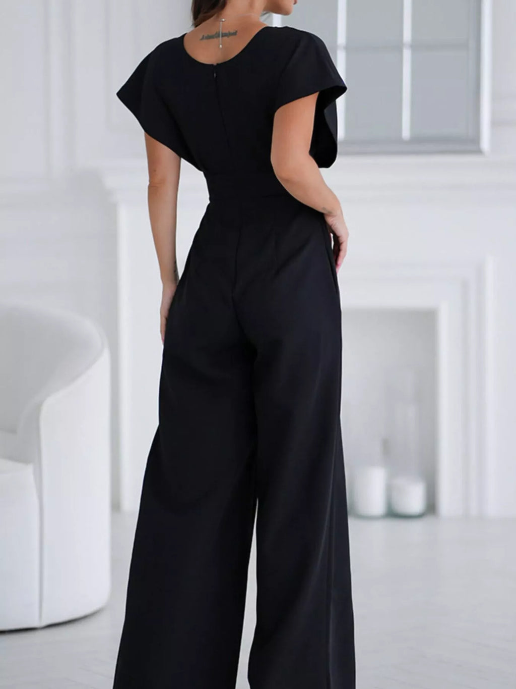 Surplice Wide Leg Jumpsuit 1d895a4b-fa2f-4179-ae64-3659d7c50c51-Max-Origin