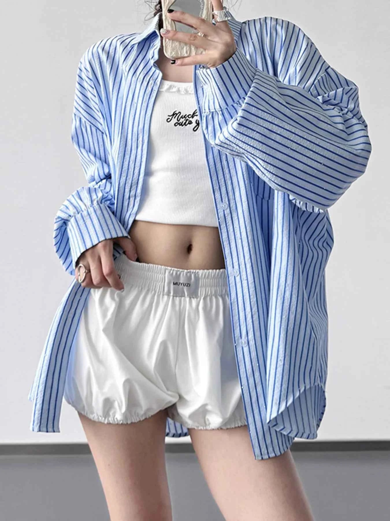 Striped Button Up Long Sleeve Shirt 1d986ed052be41ec987d1c808e6b8582-Max-Origin