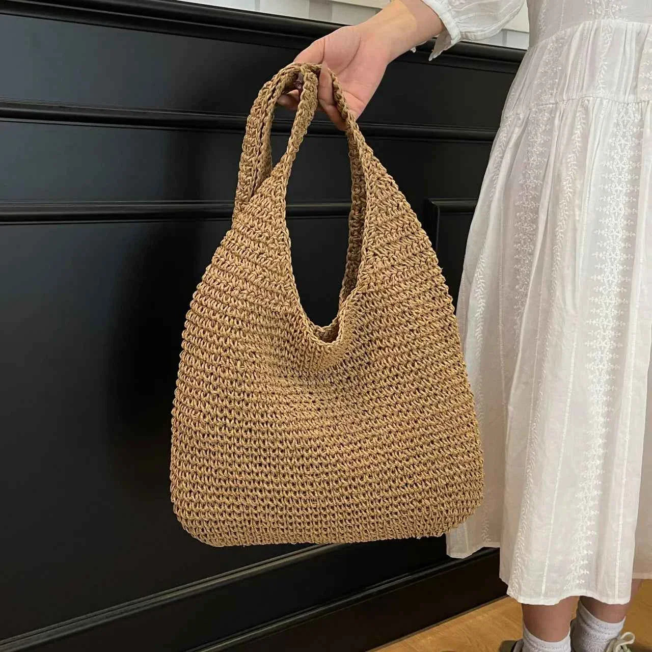 Woven Straw Hobo Shoulder Bag 1de42d92dc7d44128473a08a0f9d21e8-Max-Origin