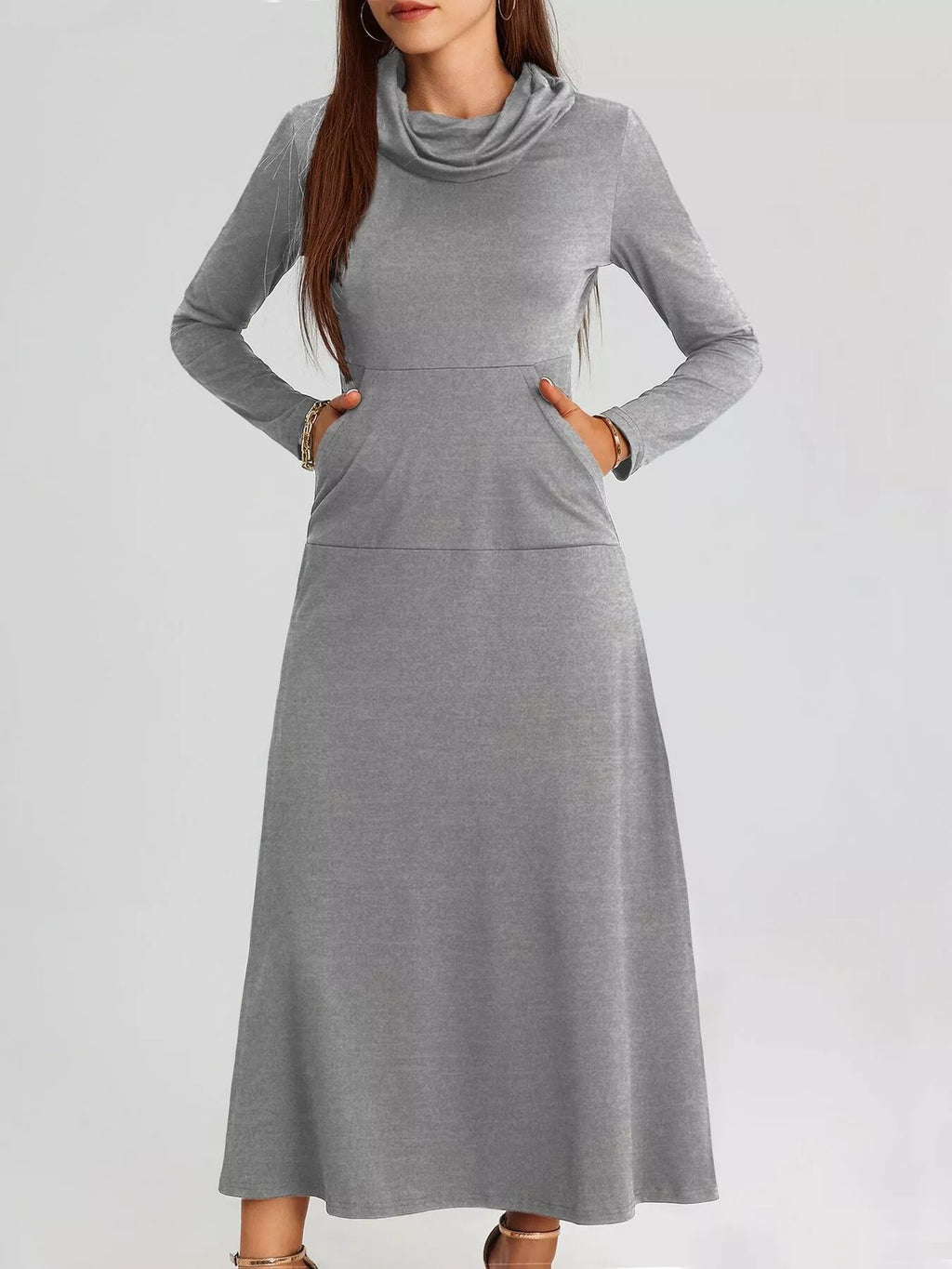 Cowl Neck Long Sleeve Midi Dress 1deaa82aa1b84280bd0f2ba5d8322413-Max-Origin