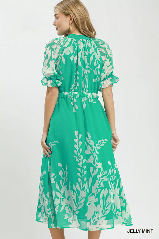 Floral Print Tie Waist Midi Dress with Side Pockets 1df37d07-44d7-4144-983e-900b3230e293-Max-Origin