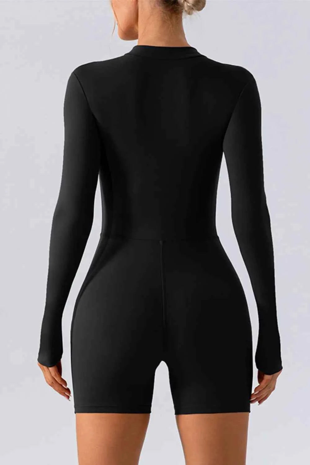 Half Zip Long Sleeve Active Romper 1e69535a-f721-4156-9068-28e73b65d4d0-Max