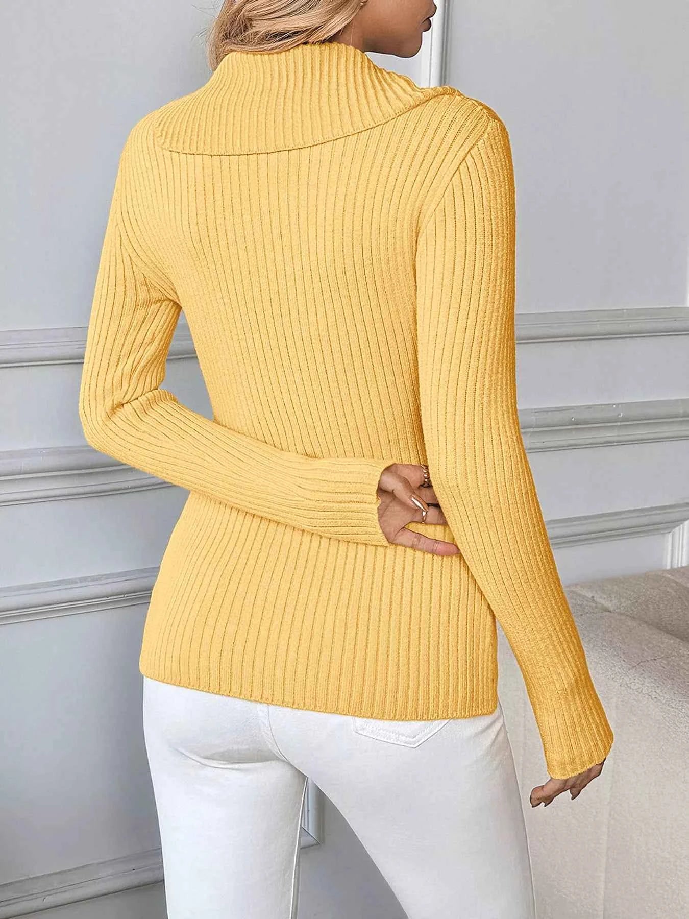 Asymmetrical Ribbed Button Up Cardigan 1e6d92d204d449f692d5b4791db18fc5-Max-Origin