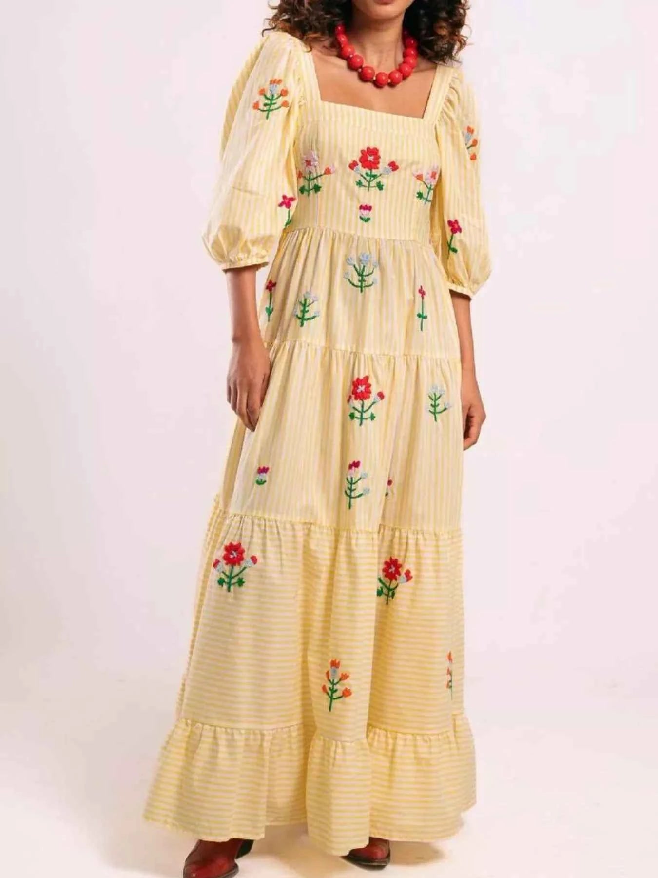 Square Neck Tiered Maxi Dress 1e787d25-44b2-404d-ac60-dba531541782-Max-Origin