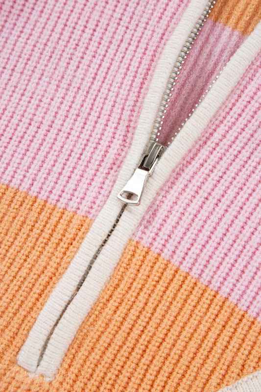 Claire Half Zip Oversize Sweater 1eb1bf54-cb36-433b-b41b-64e7ebd1b55b