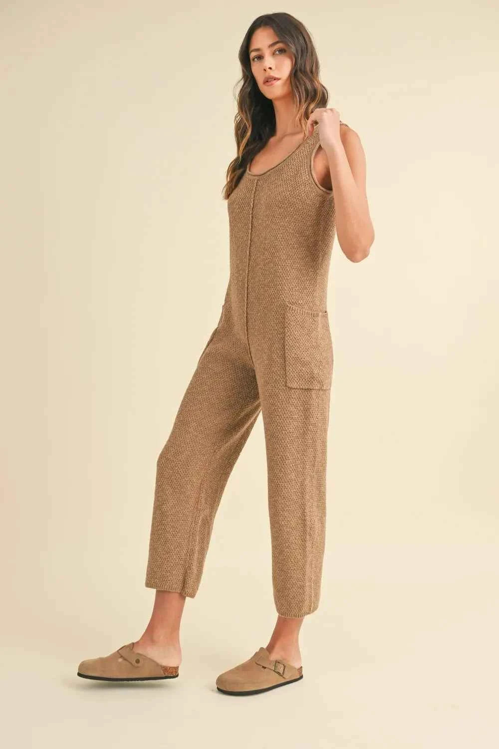 MABLE Sleeveless Knit Crop Jumpsuit with Pockets 1eb9117a-1a13-40a3-80e5-392a23f393d0-Max