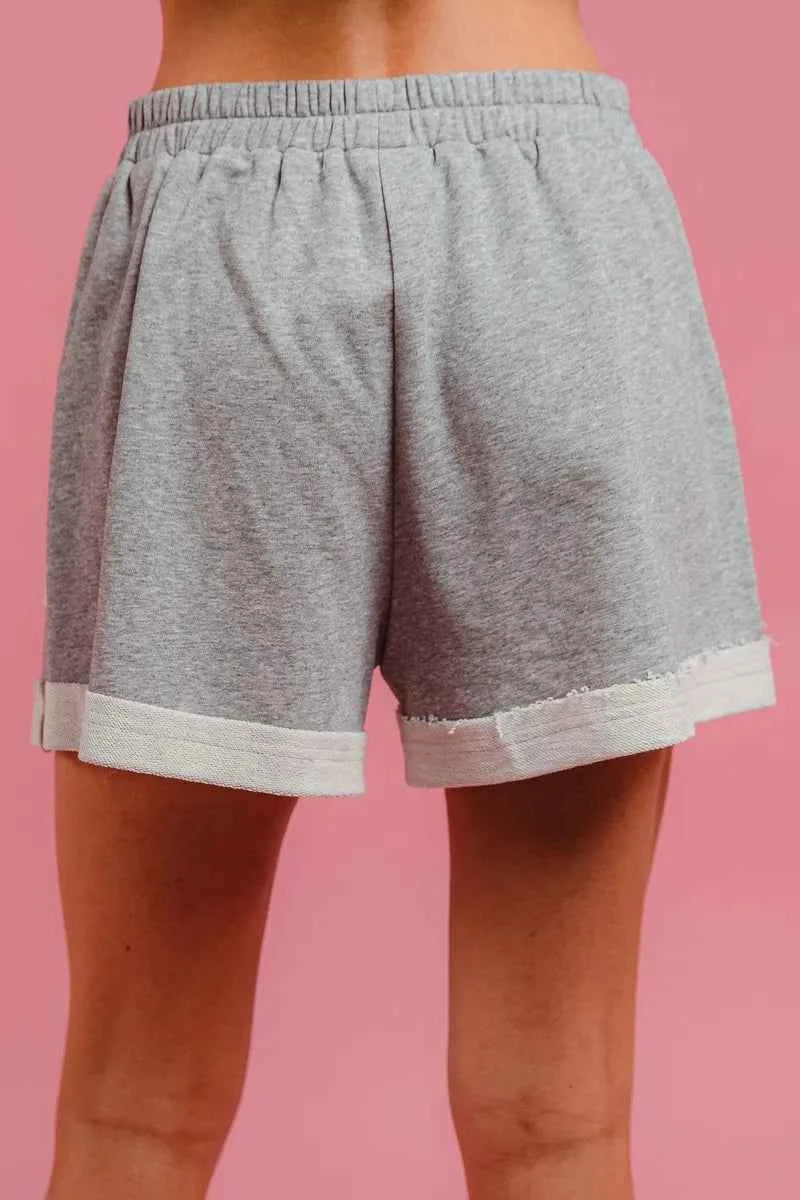 BiBi French Terry Knit Shorts with Side Pocket 1ec50e2e4df642a880e3af151165a4f5-Max-Origin