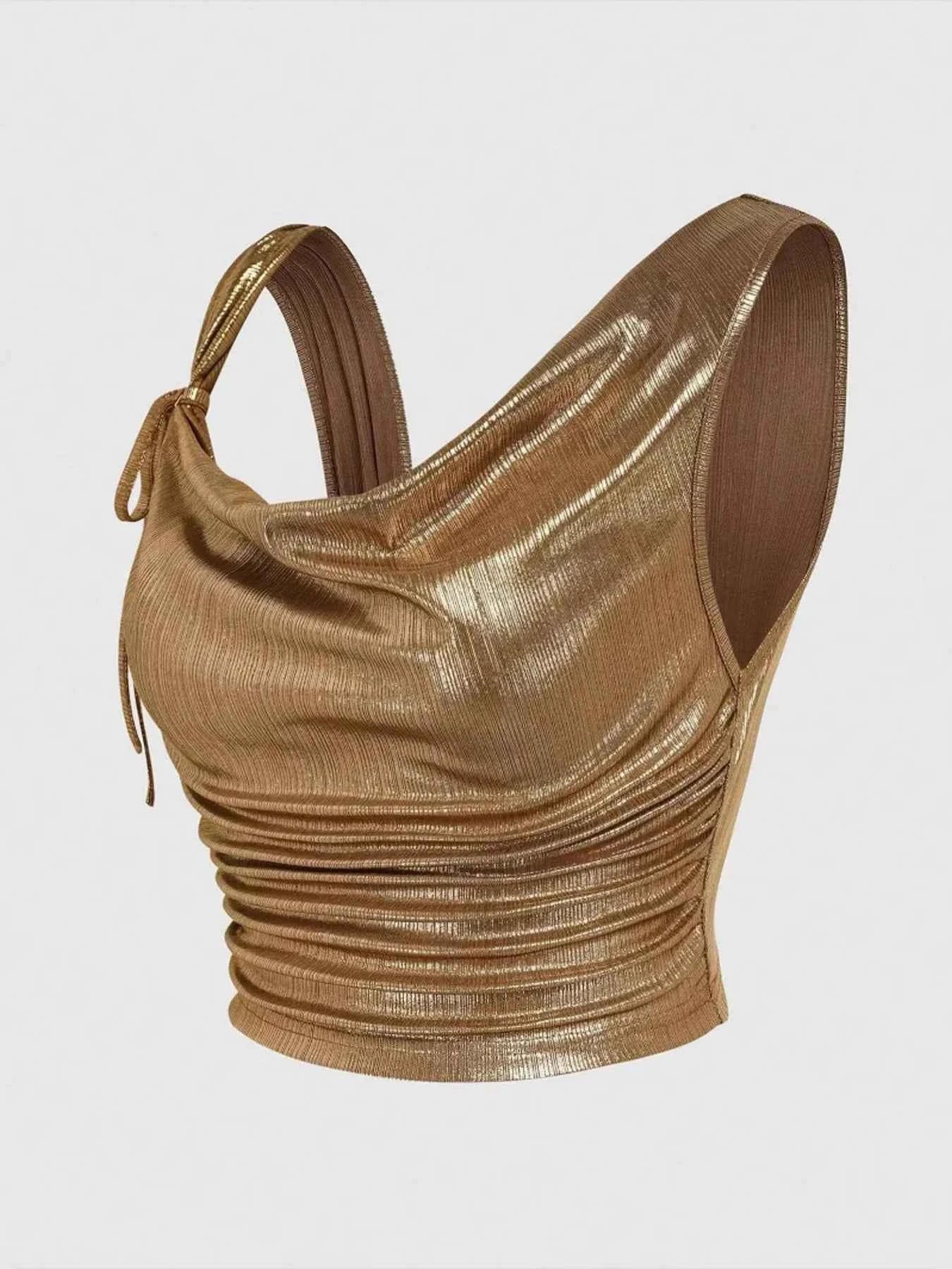 Ruched Tank with Side Tie Details 1ecb5b518ac54ecf925dae8728f63074-Max-Origin