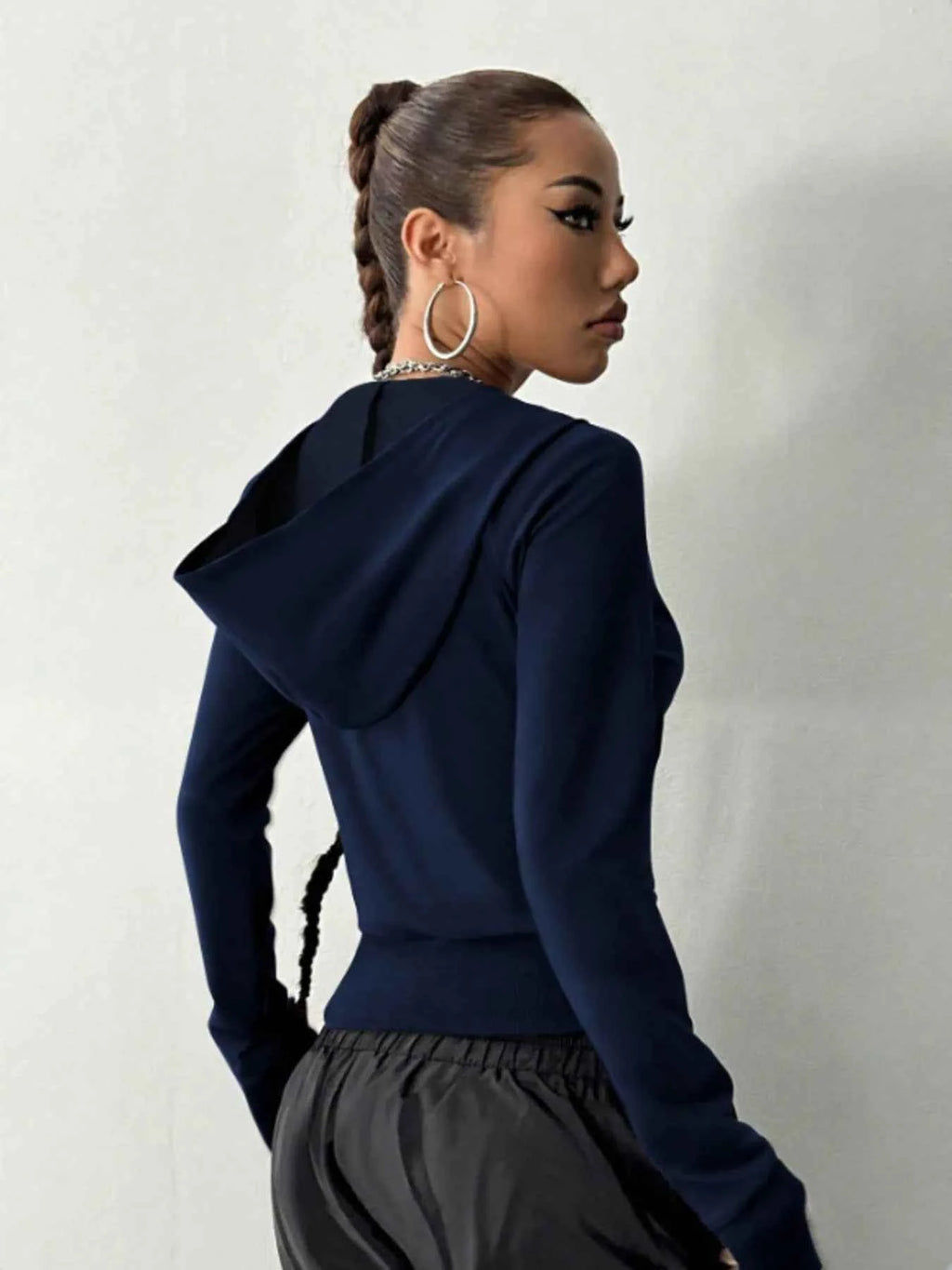 Zip-Up Long Sleeve Hoodie 1ee27ade644b413d9c3d2c97ed442985-Max-Origin