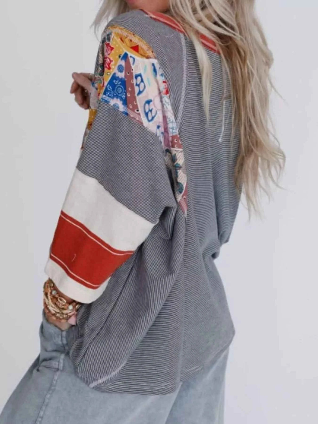 Striped Floral Long Sleeve T-Shirt 1ee415c5-21a0-4cf2-8af0-f1043b25845a-Max-Origin