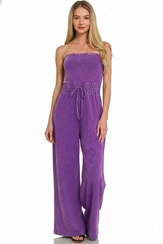 Acid Washed Strapless Tube Top Jumpsuit 1eedd83b-631f-4d33-8312-516920aeac12-Max-Origin