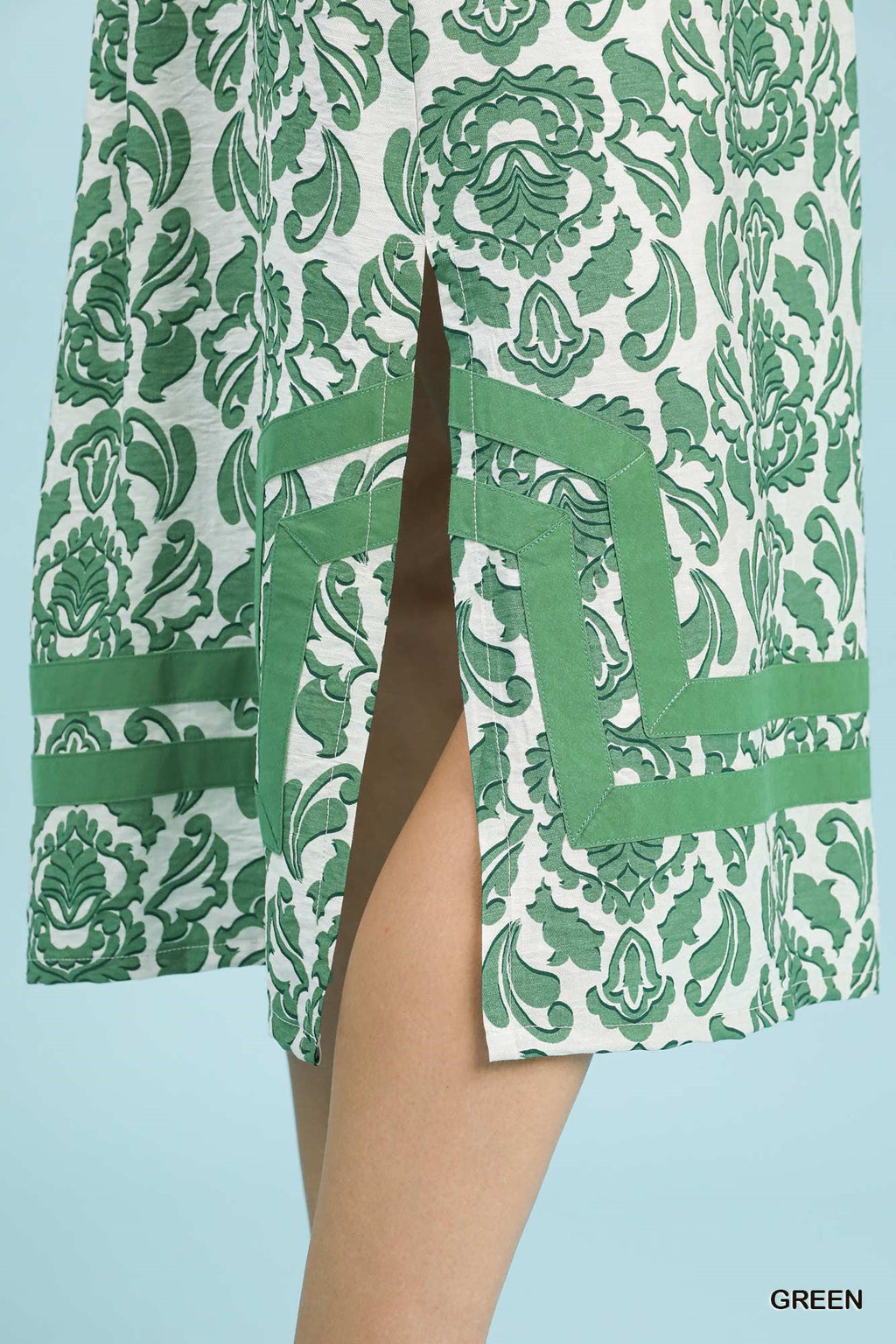 Umgee Abstract Two Tone Print Midi Dress 1ef483fa-4505-4013-a292-9dcee3580408-Max