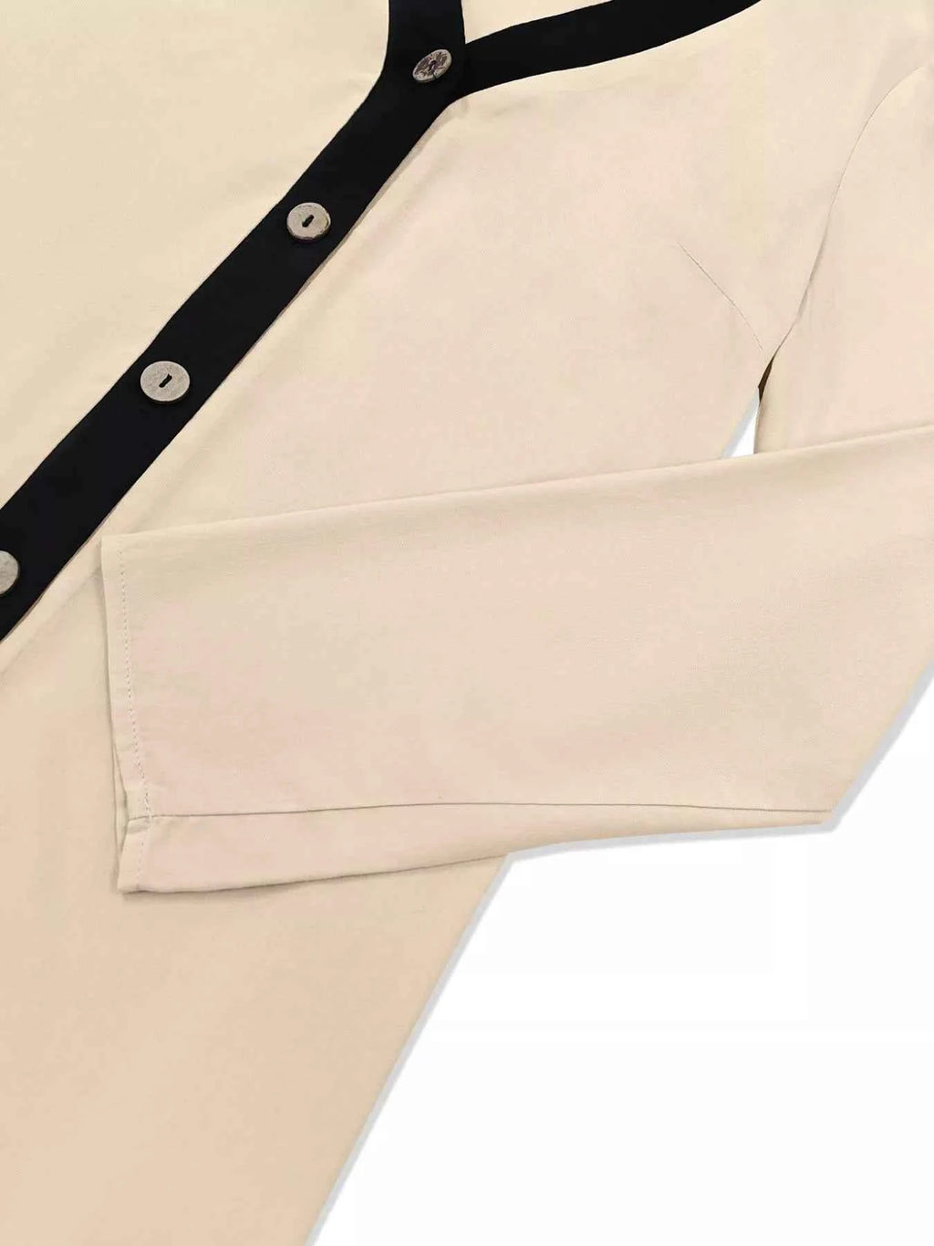 Contrast Trim Button-Down Midi Dress 1f039a50-a437-4d11-b8e4-dadfdc57a688-Max-Origin